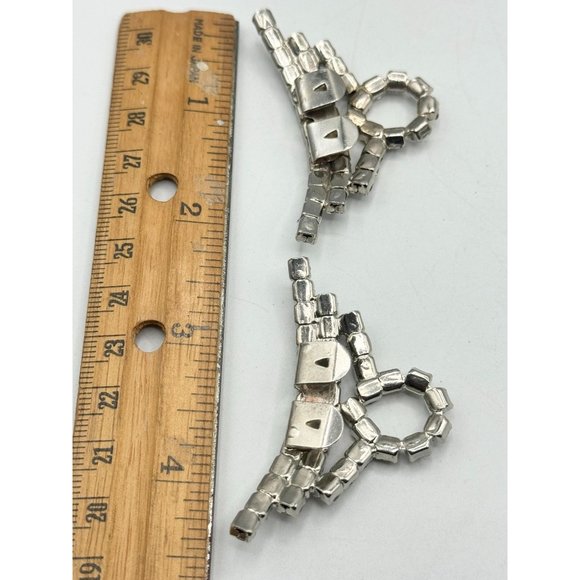 Art DECO Shoe BUCKLES Rhinestone Shoe Clips Vintage Shoe  Vintage rhinestone shoe clips